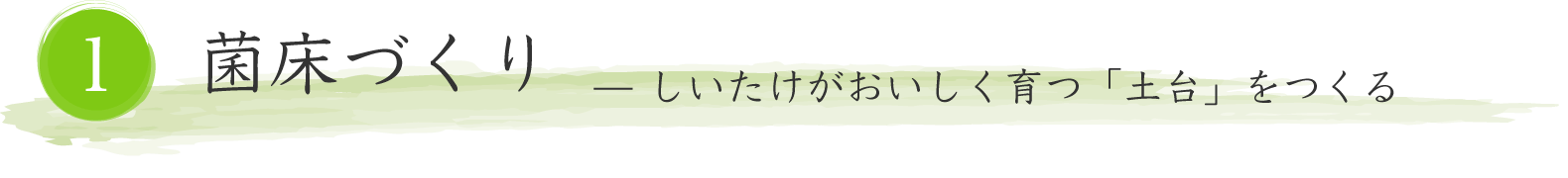 菌床づくり／しいたけがおいしく育つ「土台」をつくる